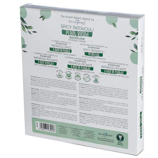 Cônes d'Encens Percés à Base de Plantes - Patchouli Epicé