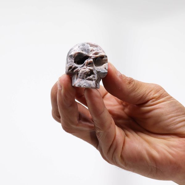 Géodes de Calcite Crâne Sculpté - (approx 4.5cm)