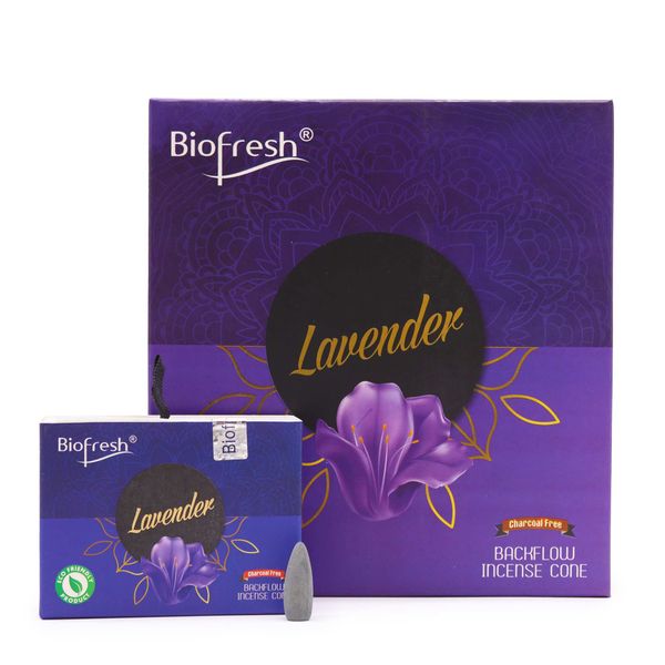 Cones de Incenso de Refluxo Biofresh (40 Cones) - Lavanda