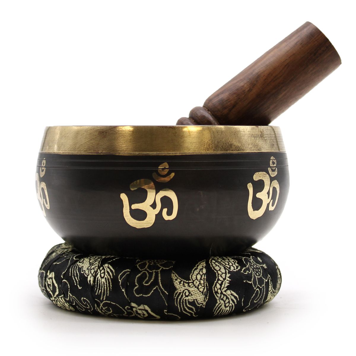 Conjunto de taças tibetanas Yoga Om