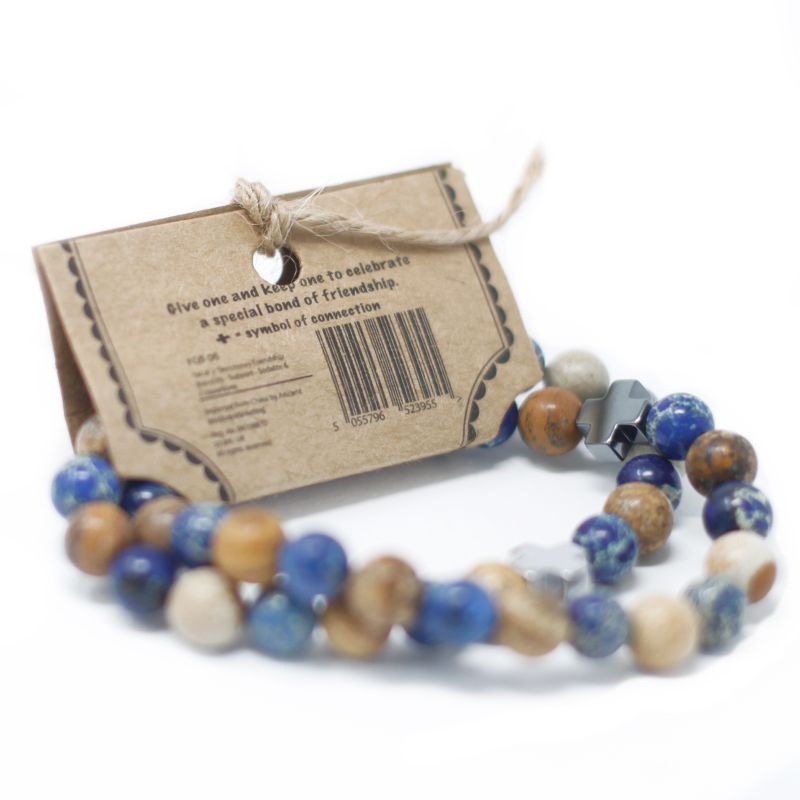 Starter Pack of 40 sets of 2 Gemstones Frendship Bracelets