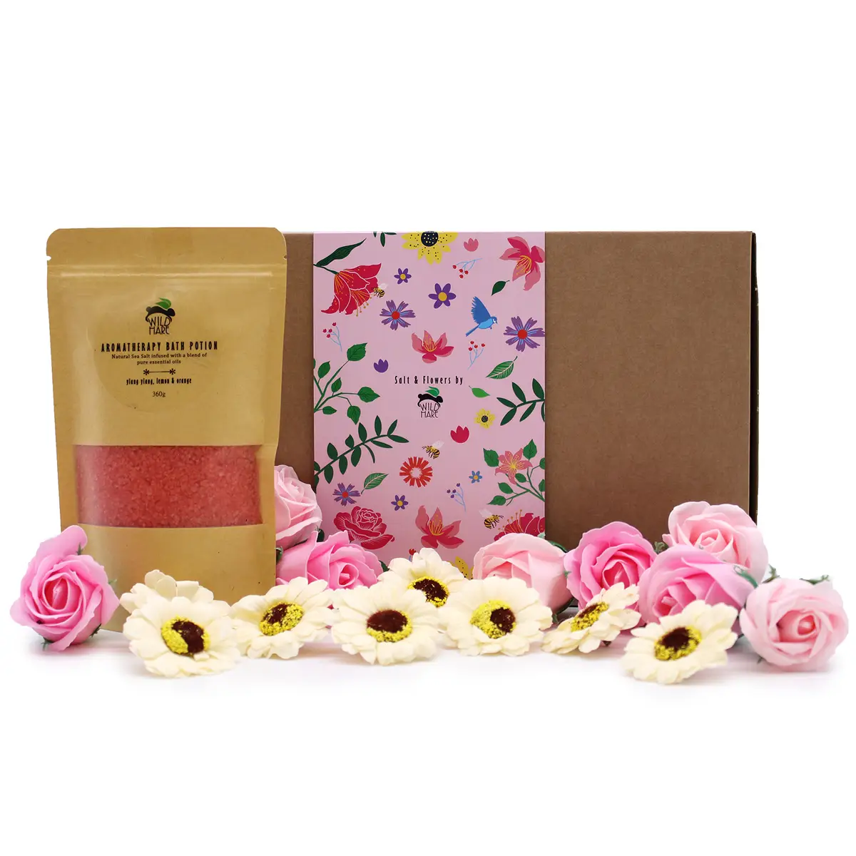 Wild Hare Salt & Flowers Set- Passion — Apothecary · GlowDuty apothecary