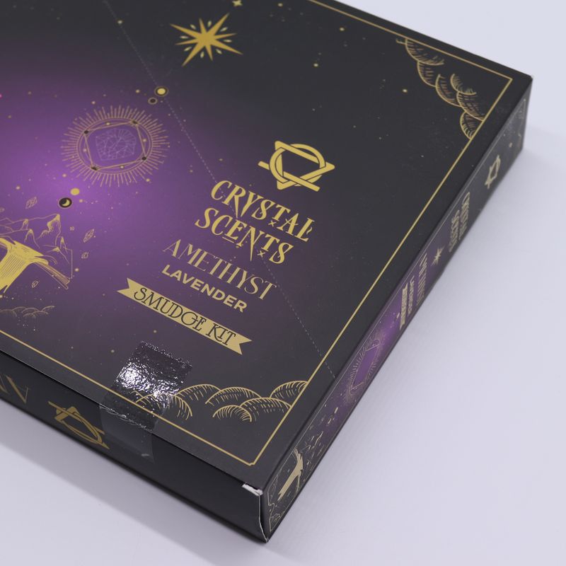 Encens & Cristaux Améthyste - Coffret Lavande