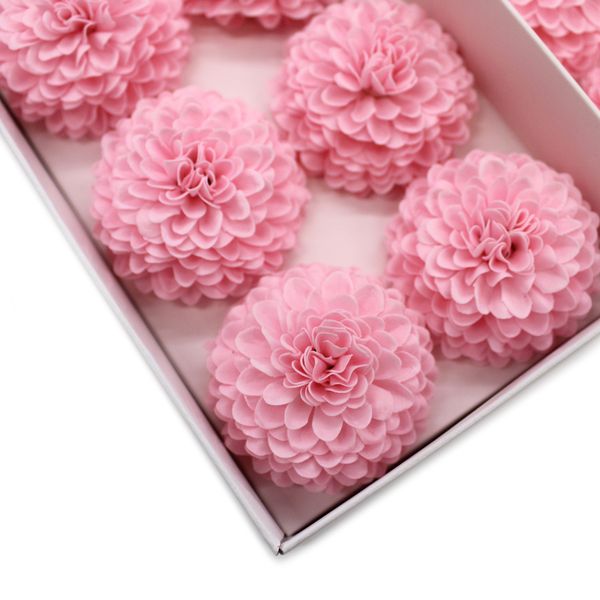 Petite Chrysanthème de Savon pour Bouquet - Rose Clair