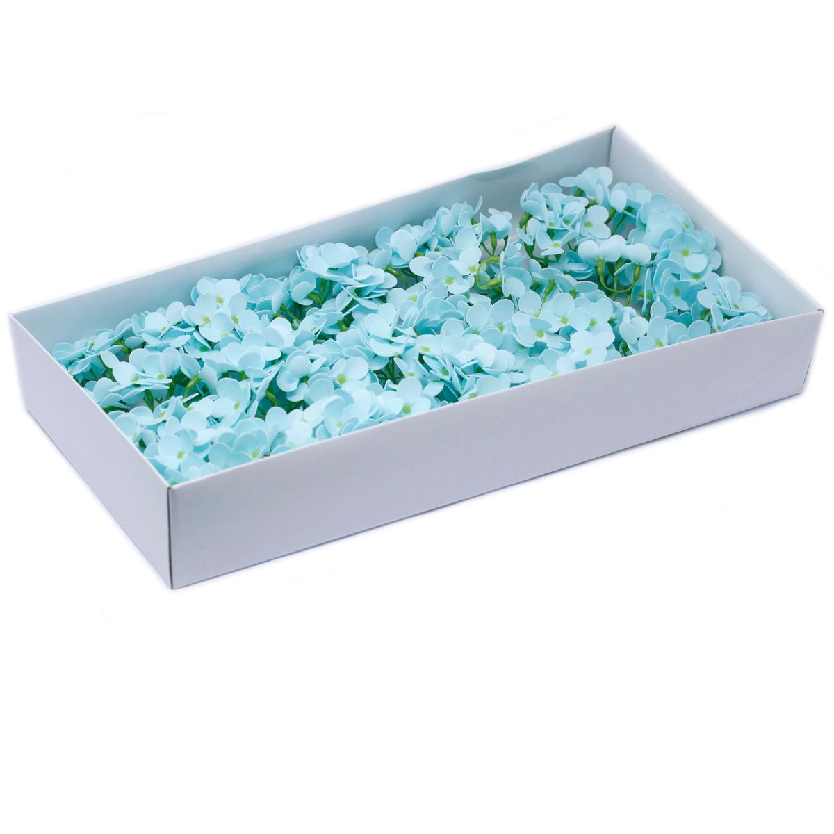 Flores de Sabão para artesanato - Jacinto - azul claro