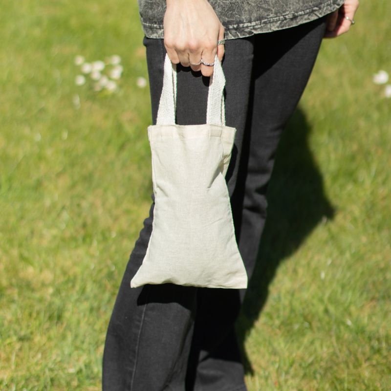 Iconic Mini Gift Tote Bag - Unprinted- (25x20cm) - Natural 4oz