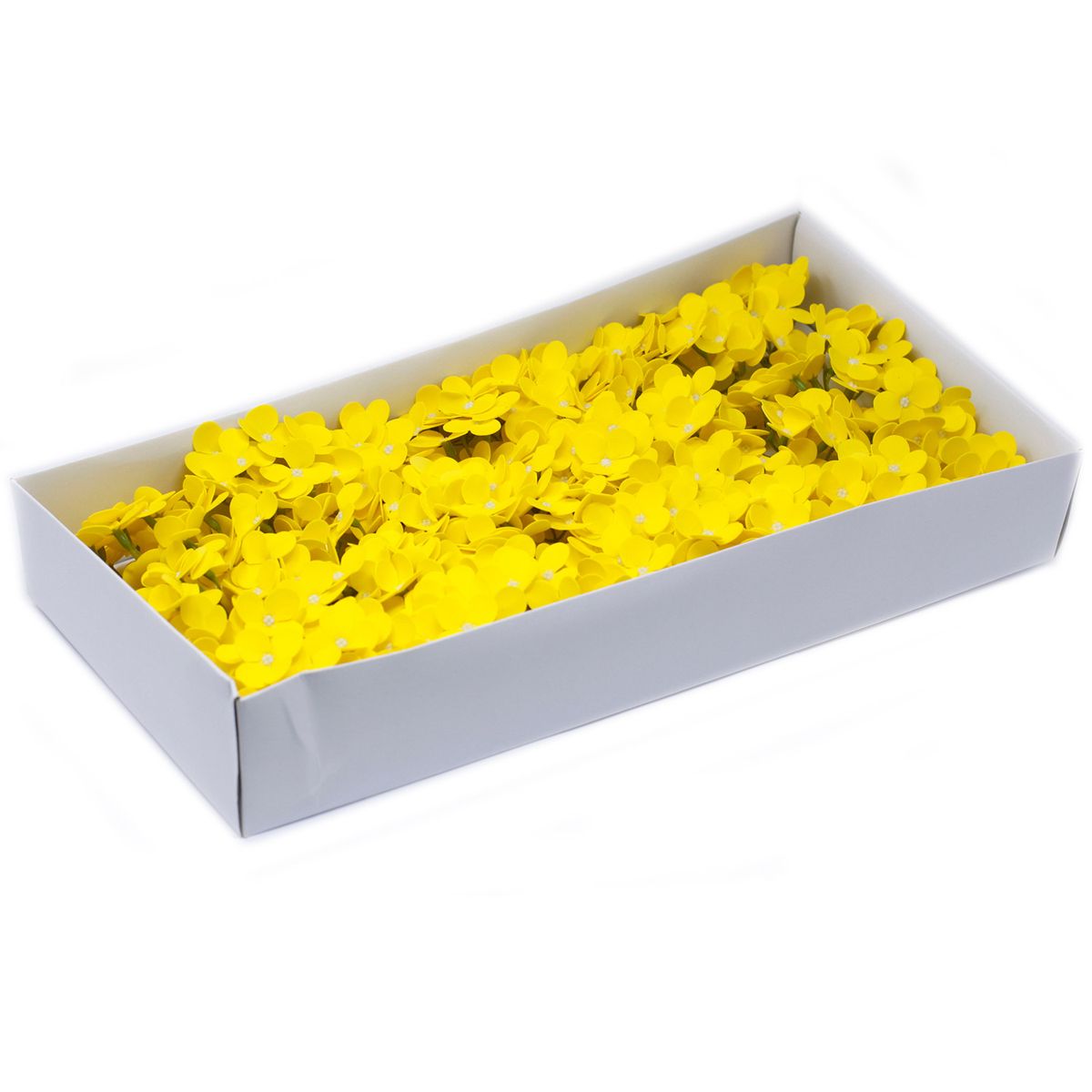 Flores de Sabão para artesanato - Jacinto - amarelo