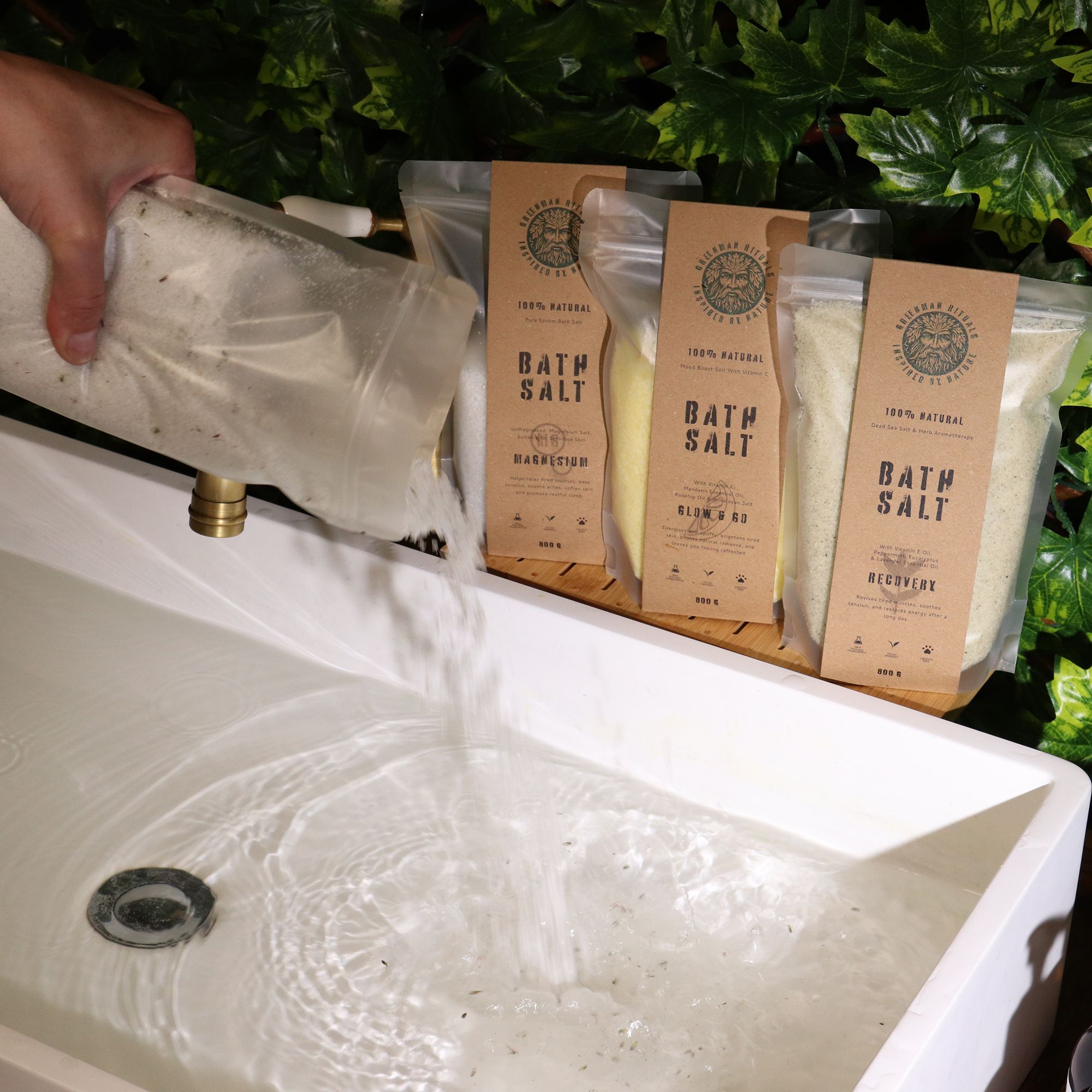 Lavender Aromatherapy Epsom Bath Salt - UK Crafted, Soothing Soak for Sleep