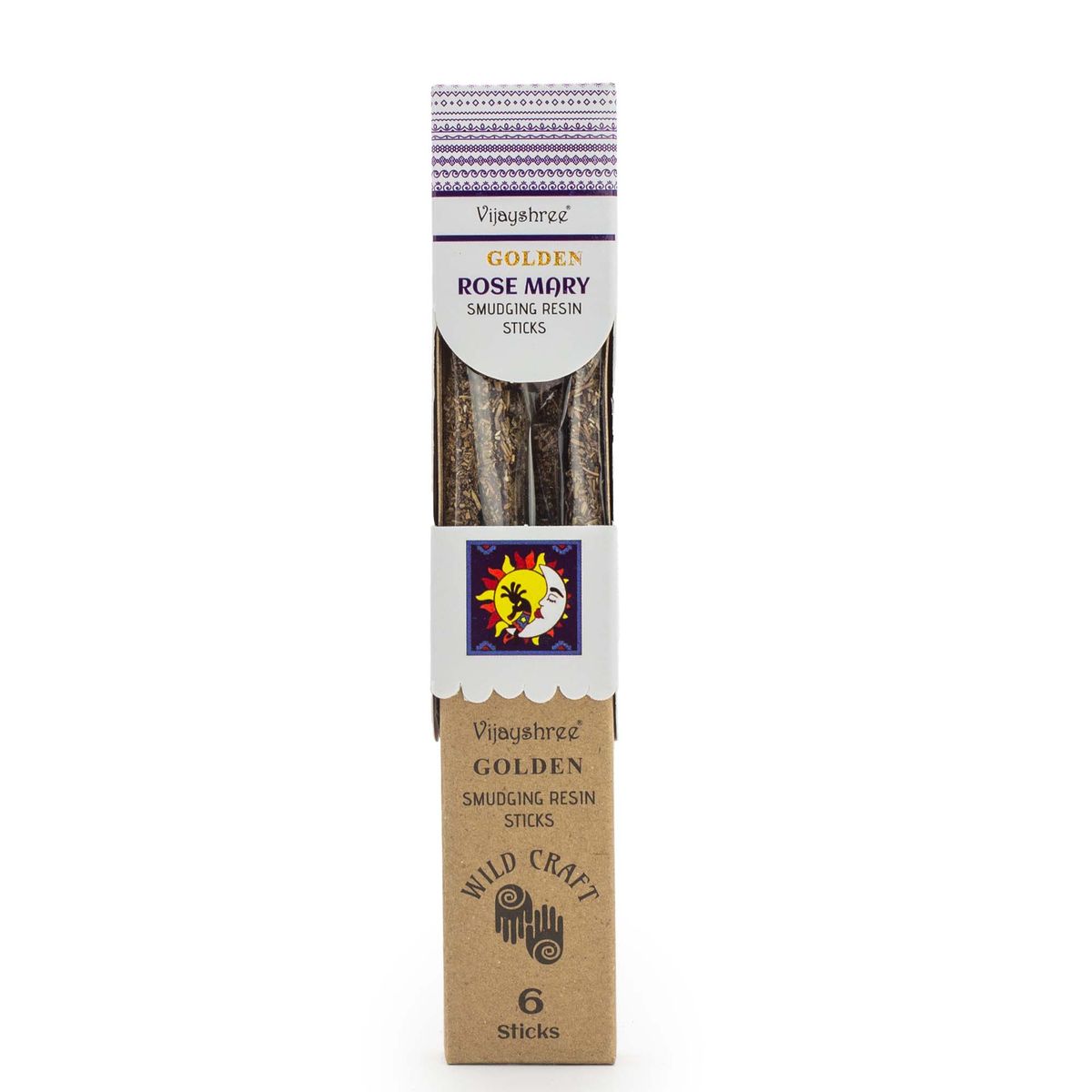 Bastões de resina para purificação Dourado Rosa Mary - 30 g