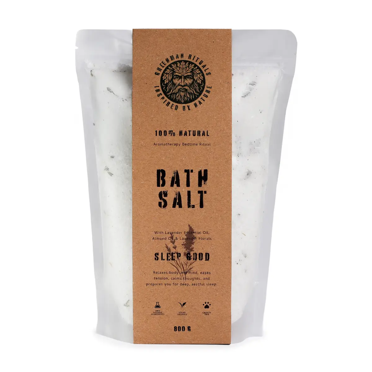 Greenman Rituals Lavender Aromatherapy Epsom Bath Salt – Sleep Good