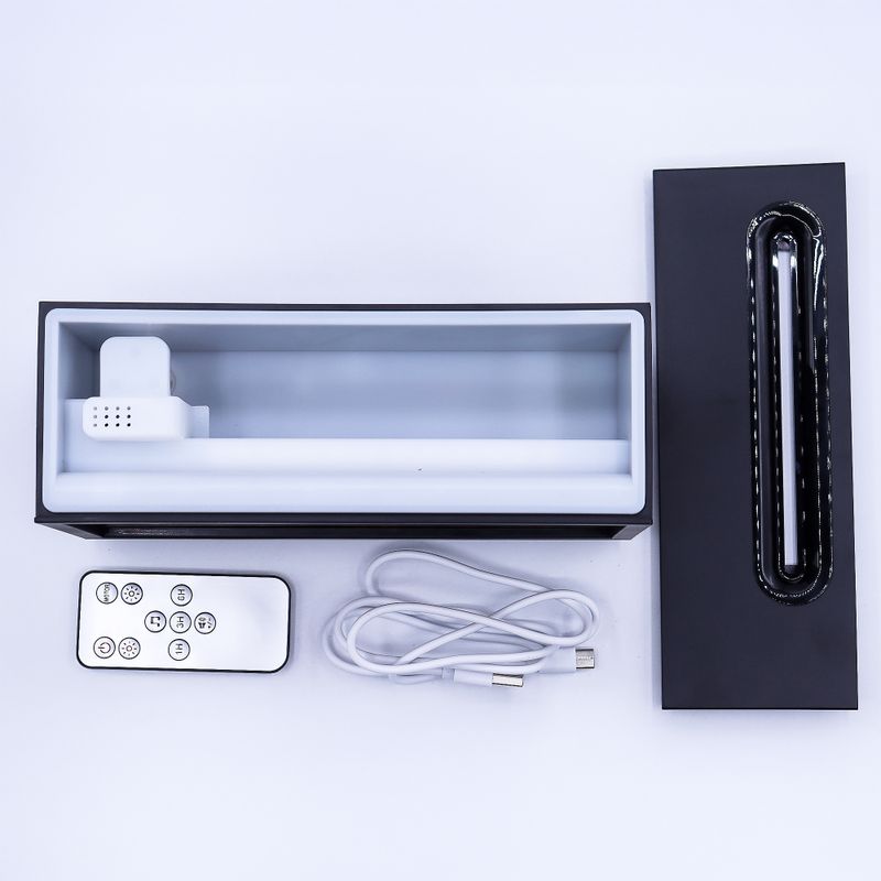 Арома Дифузер Черен Пламък И Птичи Звуци - USB