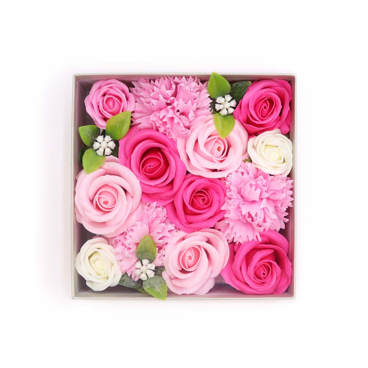 Caixa Quadrada - Bebé Blessings - Rosas