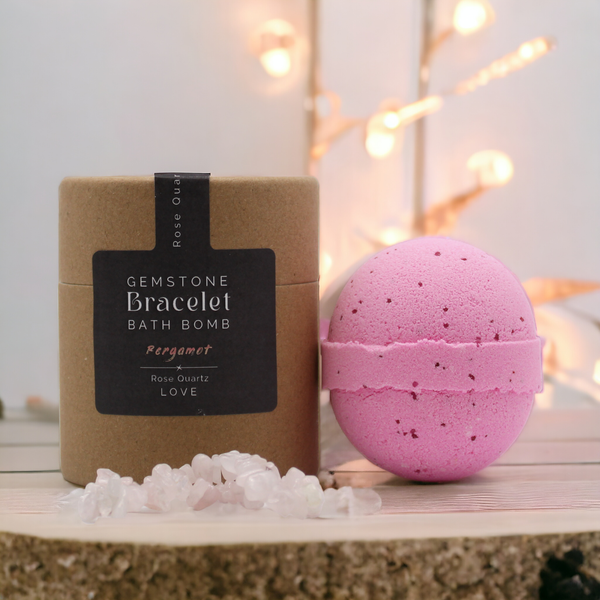 Badbomber med Ädelstensarmband