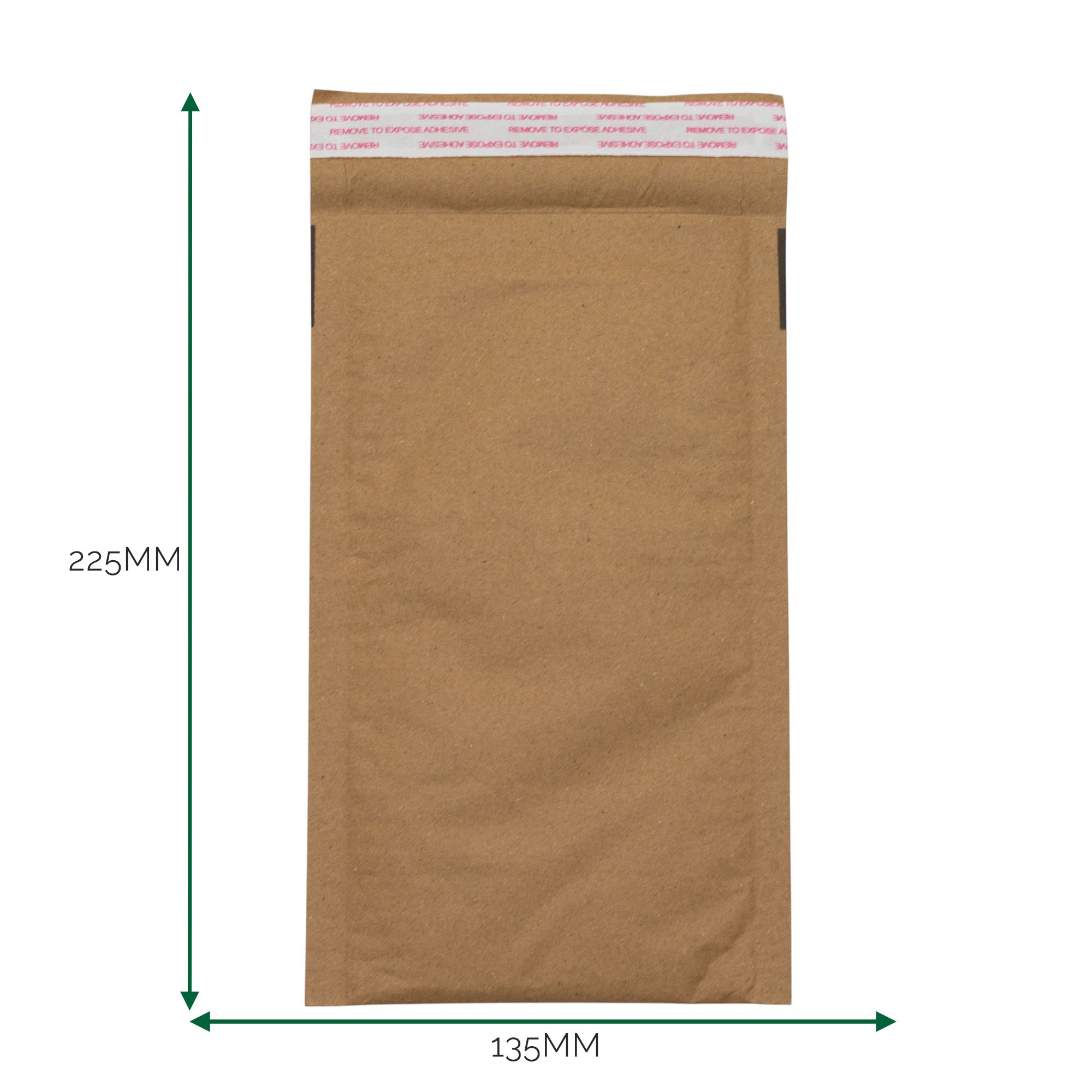 Kraft Padded Honeycomb Envelope (135x225+40mm)