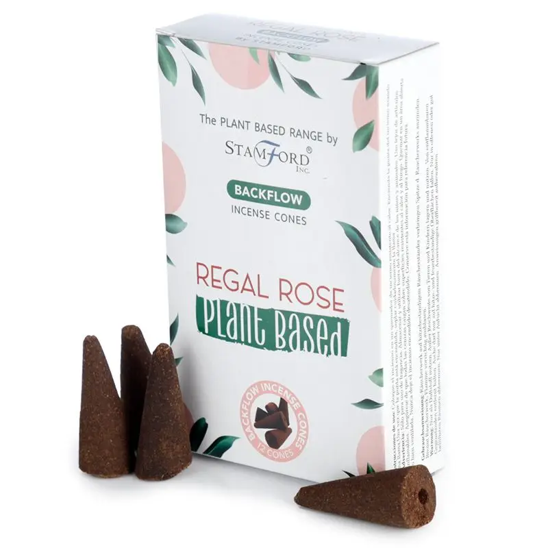 Plant Based Backflow Incense Cones - Regal Rose — Incense · GlowDuty apothecary