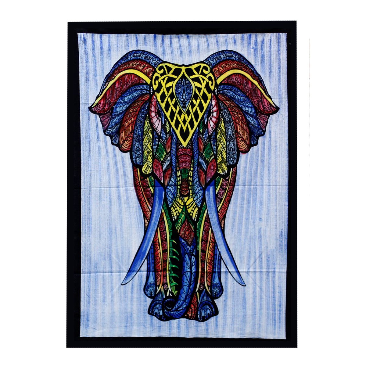 Decoração de parede em algodão pintada à mão - Elefante