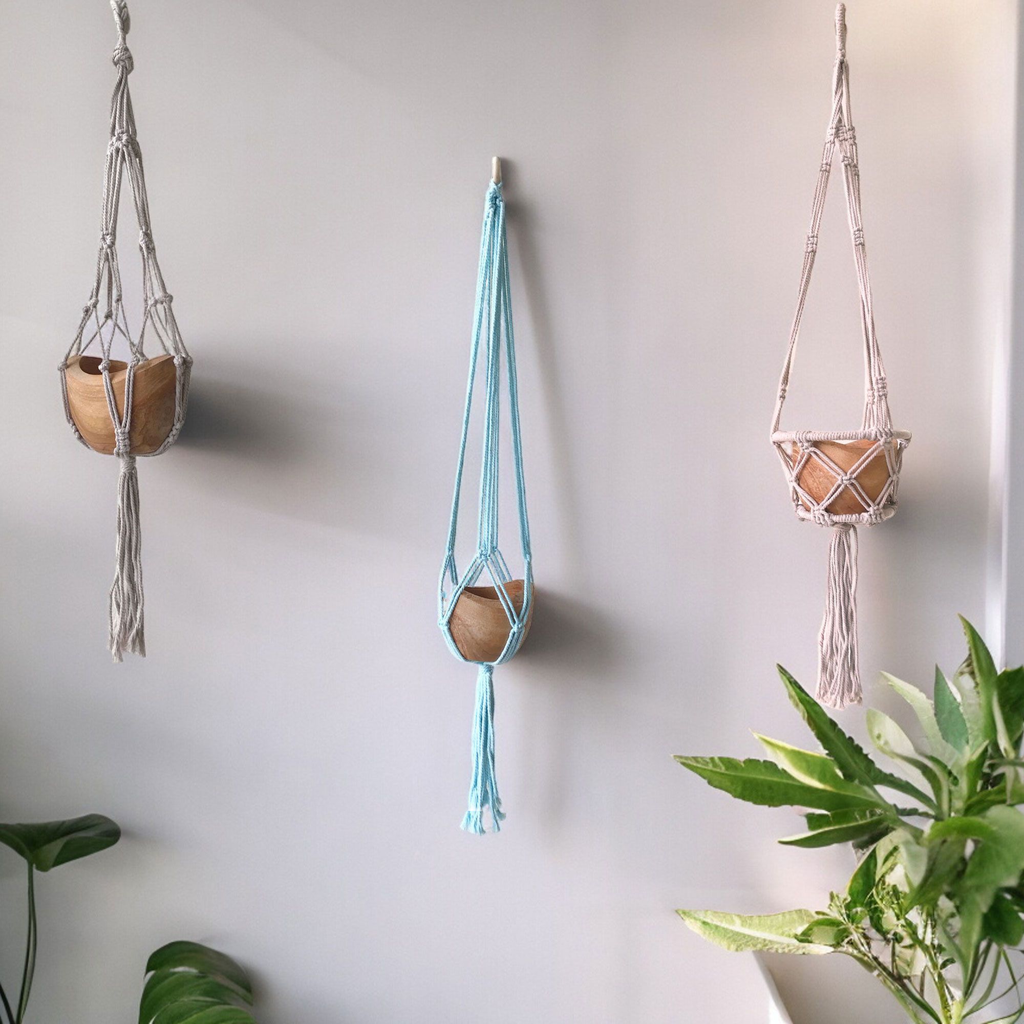 Pack Inicial de Porta-Vasos em Macramé