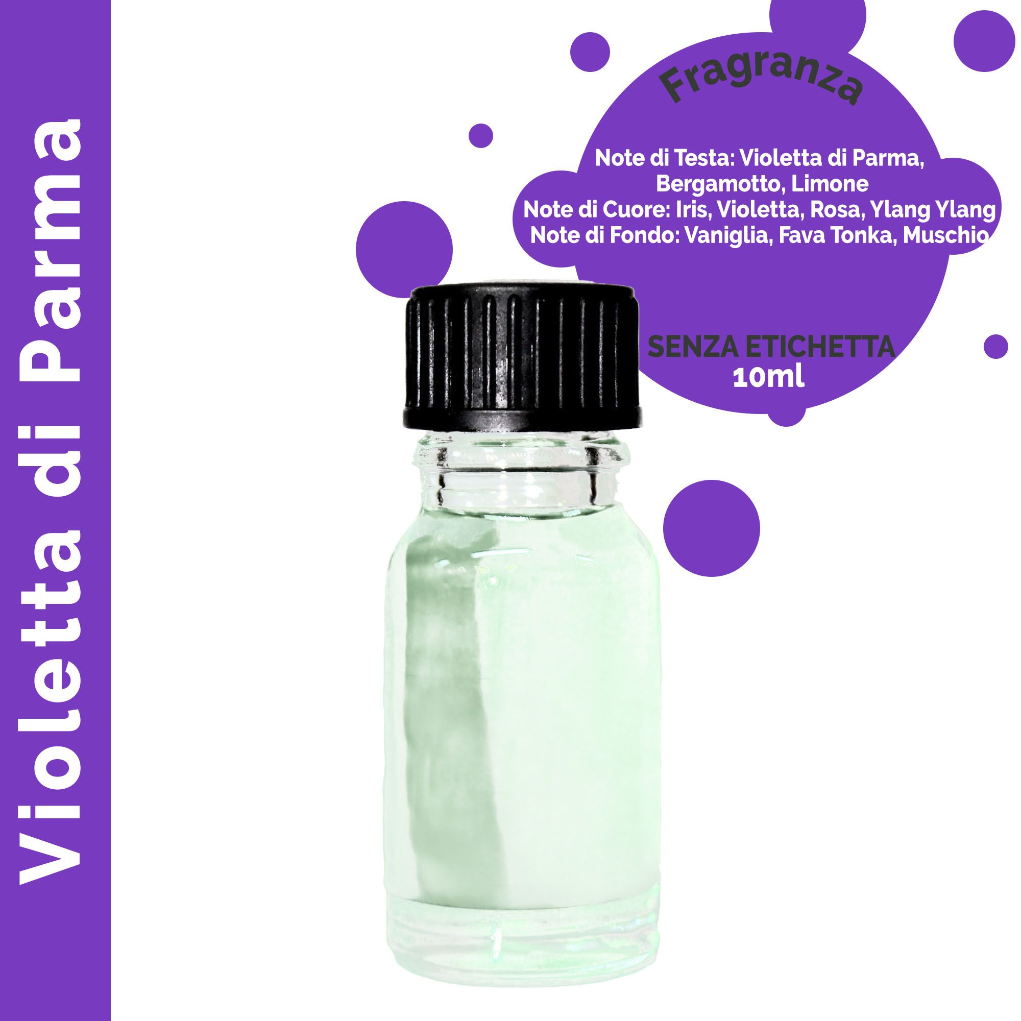 10ml Óleo de Fragrância Parma Violet - Sem rótulo