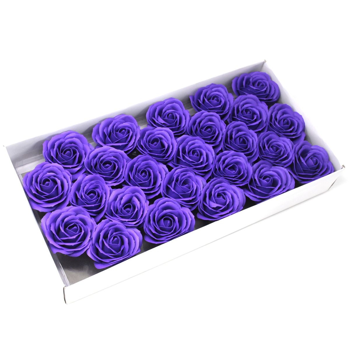 Flor decorativa grande para trabalhos manuais - violeta
