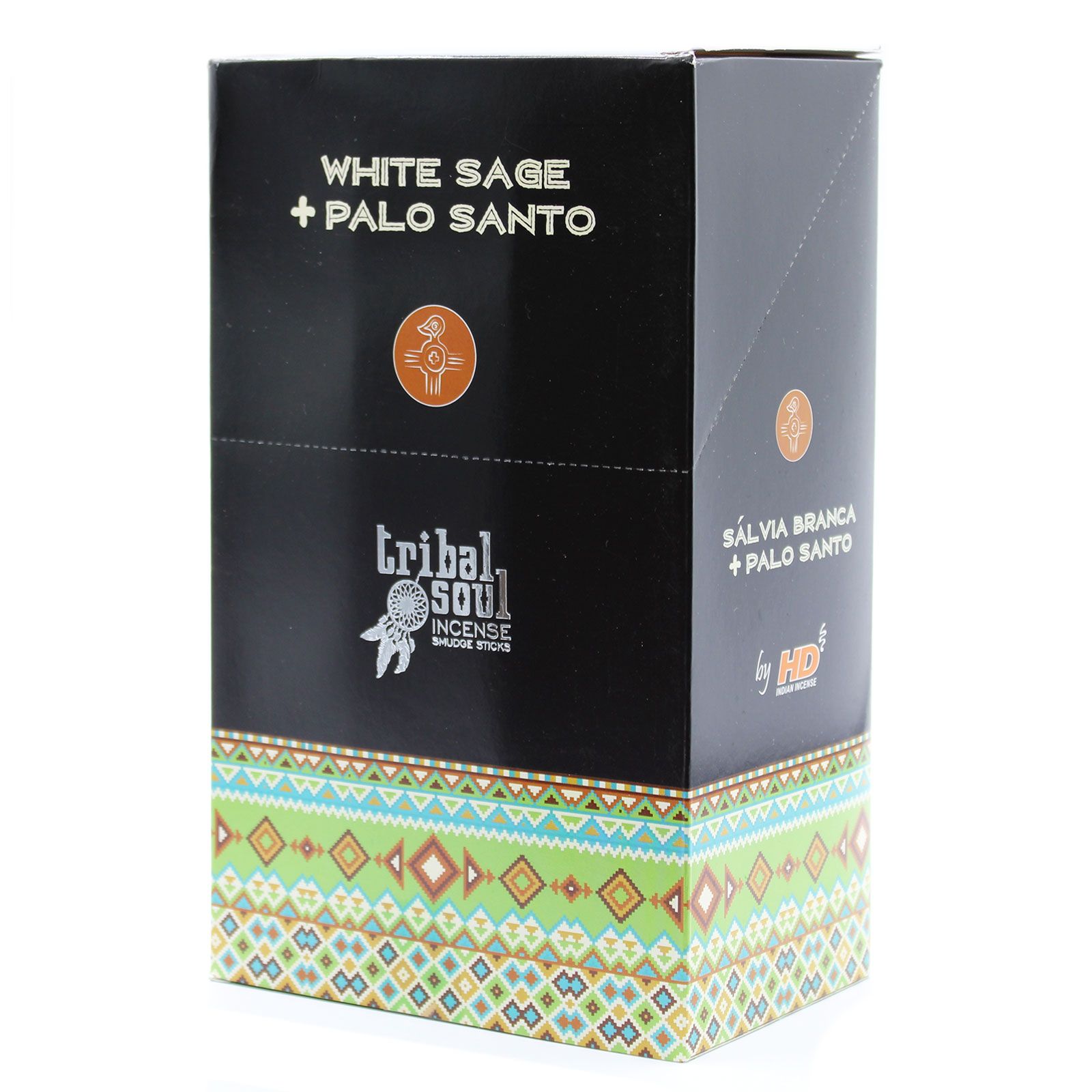 Bețișoare Parfumate Tribal - Salvie Albă + Palo Santo