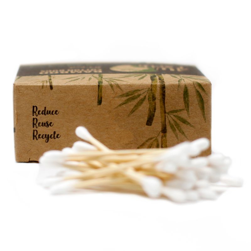 Boite de 200 coton-tiges Bambou