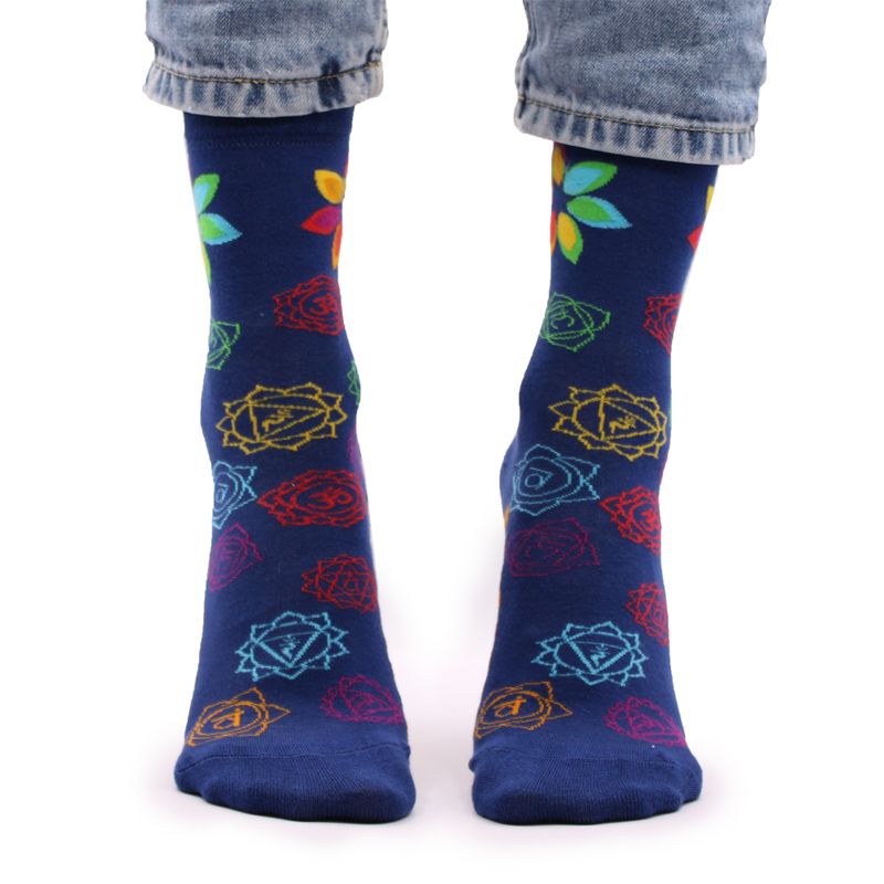 Hop Hare Bamboo Socks (36-41) - Rainbow Chakra