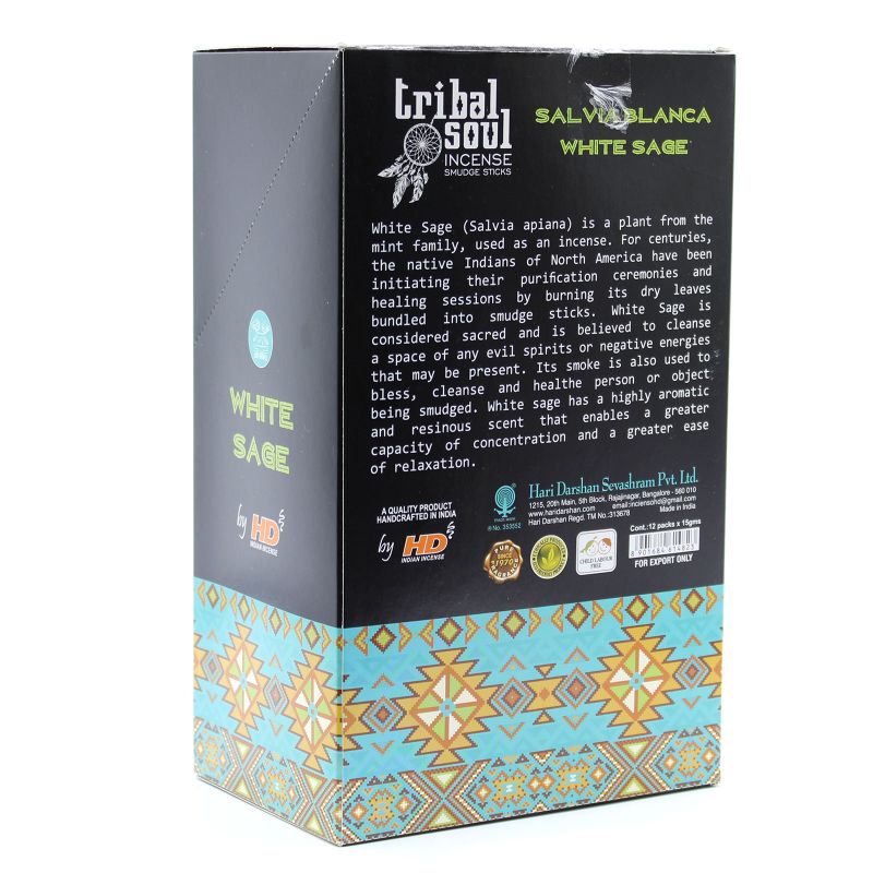 Encens âme tribale - Sauge Blanche