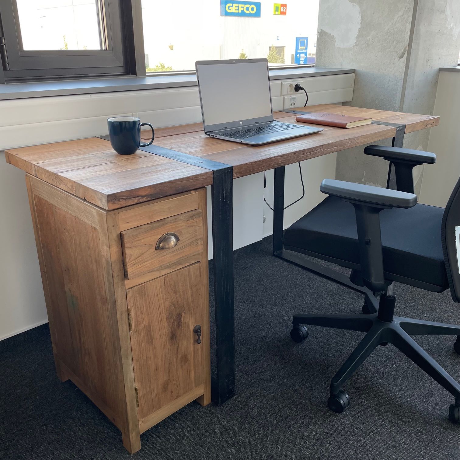 Mesa de escritório 160x60x75cm