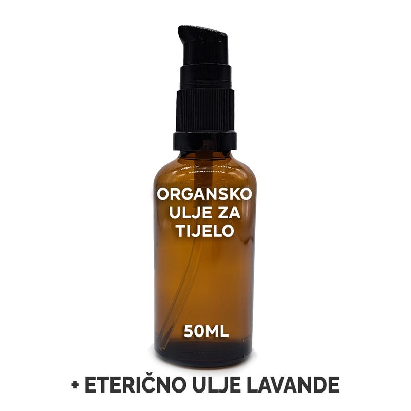 Huile Corporelle Bio 50ml - Lavande - Sans étiquette