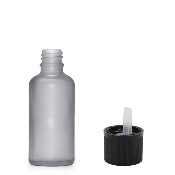 Mat Siva Staklena Bočica sa Sigurnosnim Čepom i Kapaljkom za Djecu 10ml