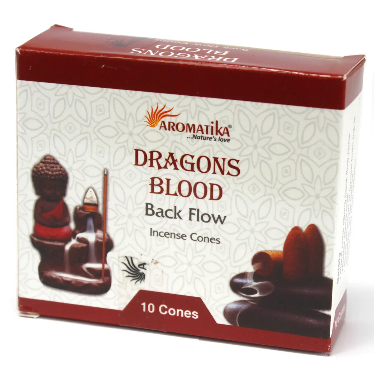 Aromatica Backflow Incense Cones - Dragons Blood — Incense · GlowDuty apothecary