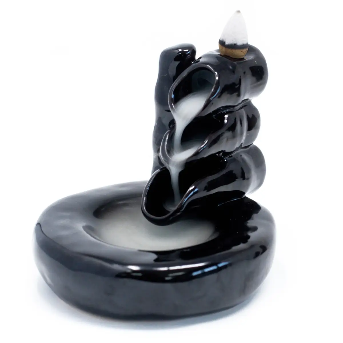 Back Flow Incense Burner - Bamboo & Pool — Incense · GlowDuty apothecary