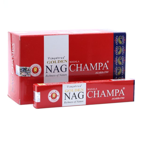 15g Golden Nag - Incenso Champa