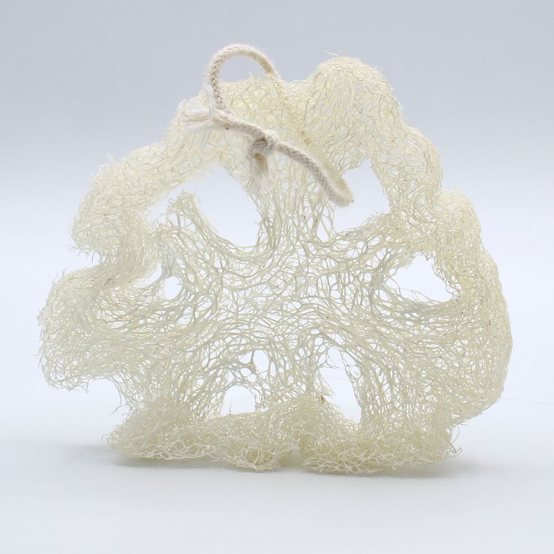 Loofah de Luxe Égyptien avec Ficelle en Coton - Non Compressé - 2 cm