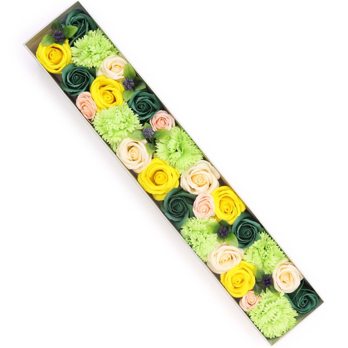 Caixa Extra Longa - Celebrações de Primavera - Amarelo e Verdes