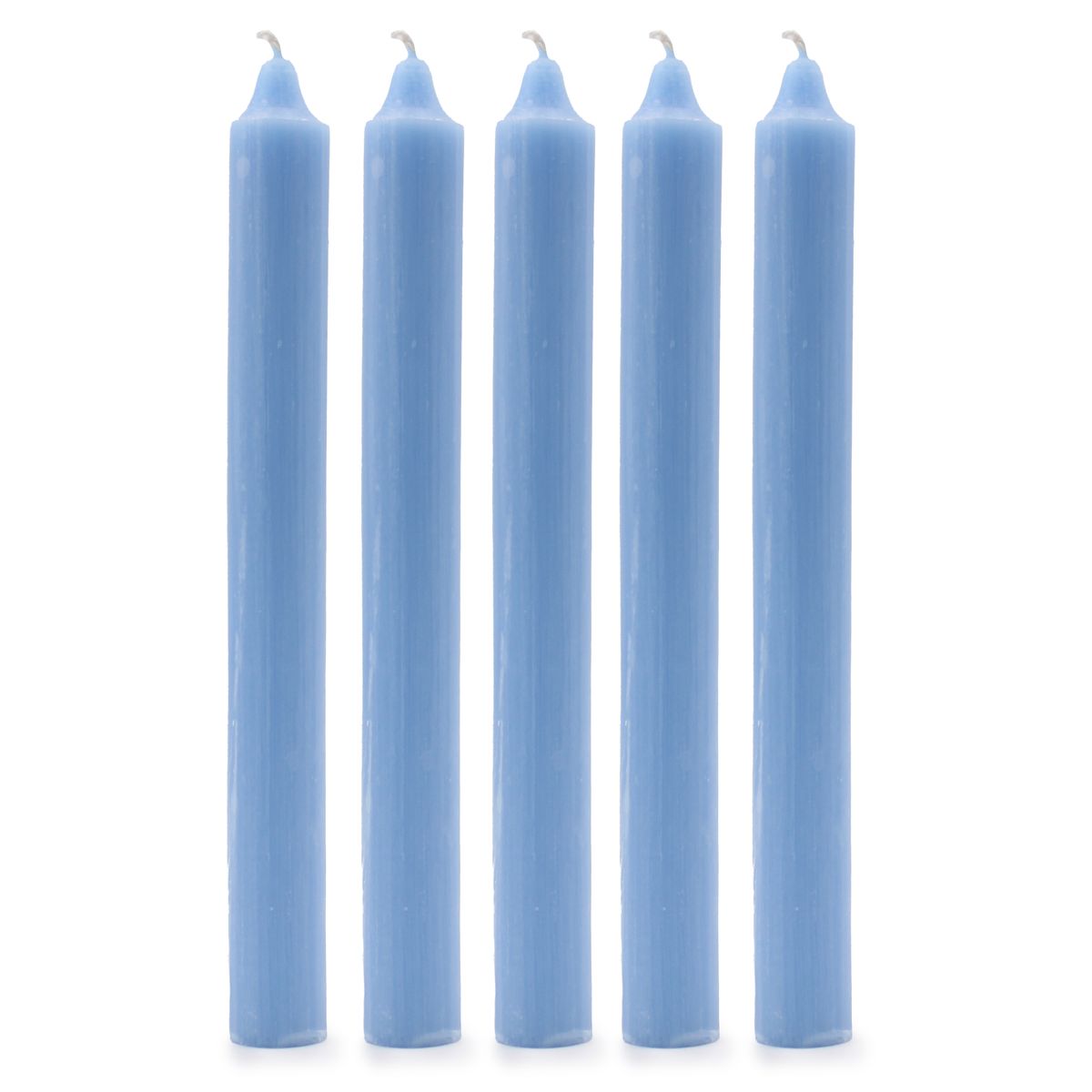 Velas a granel de cor sólida - Azul marinho rústico - Embalagem de 10