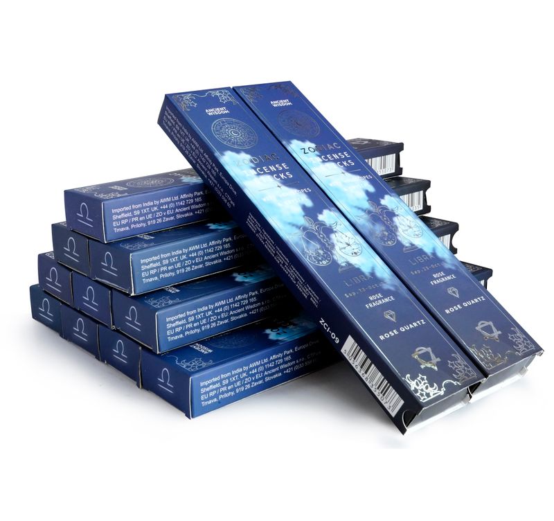 Starter Set of Zodiac Crystal Scents Incense