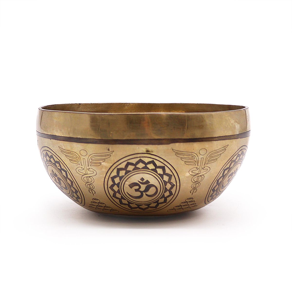 Taça Tibetana Curativa Gravada - 16 cm - 7 Chakras