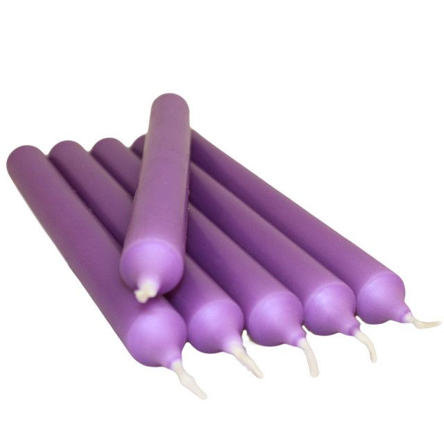 Velas de jantar a granel de lavanda (100)