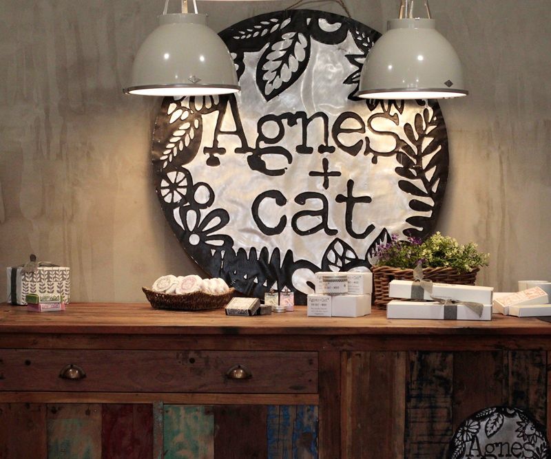Agnes + Cat Metal Sign (1m)