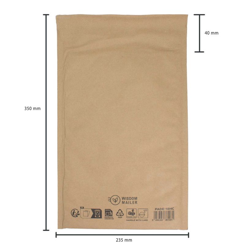 Kraft Padded Honeycomb Envelope (235x350+40mm)