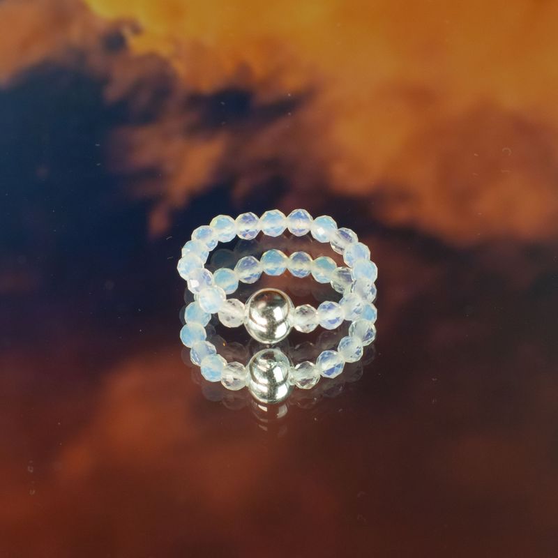 Ring Sets Nymph Spirit Gemstone - Blood Moon