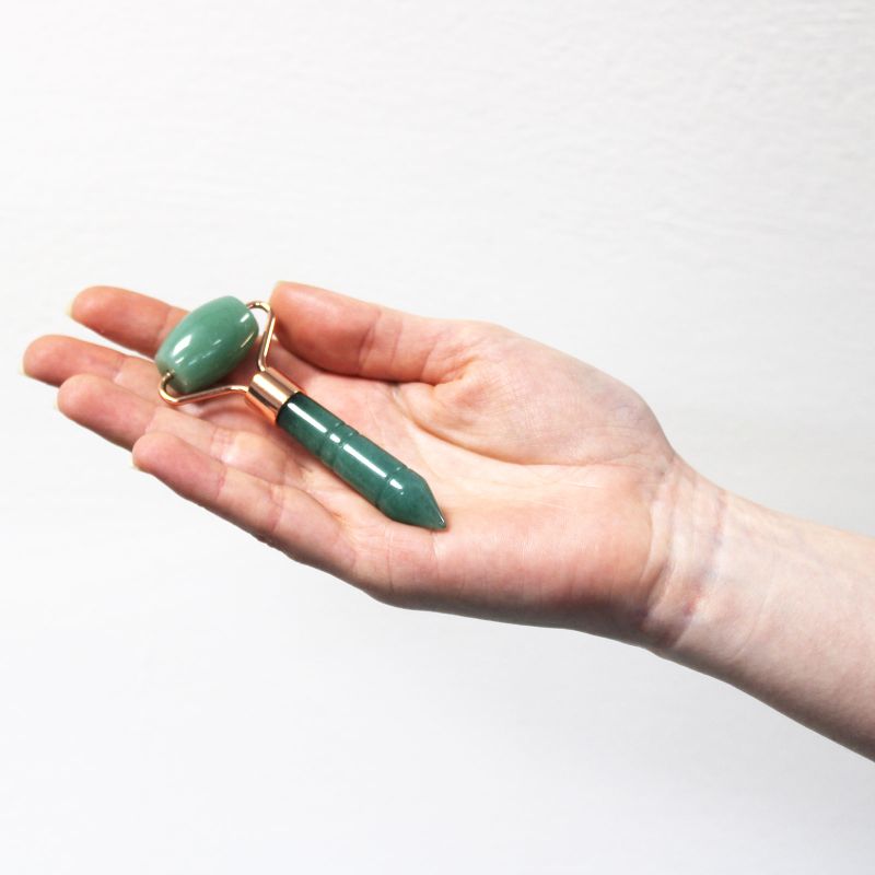 Mini Rouleau de Massage Visage - Jade