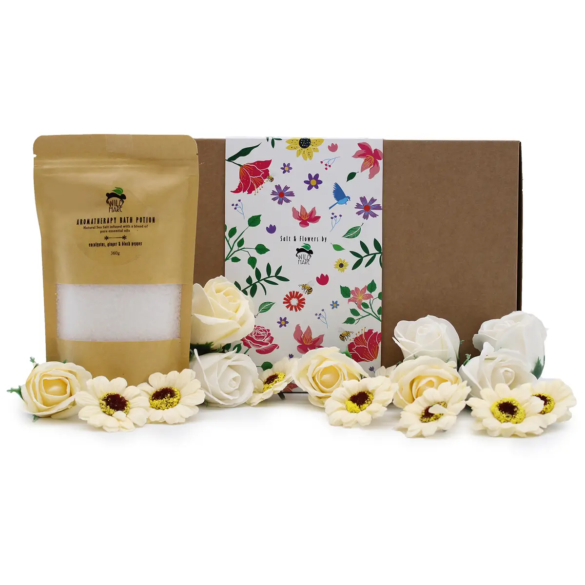 Wild Hare Salt & Flowers Set - Cold & Flu — Apothecary · GlowDuty apothecary
