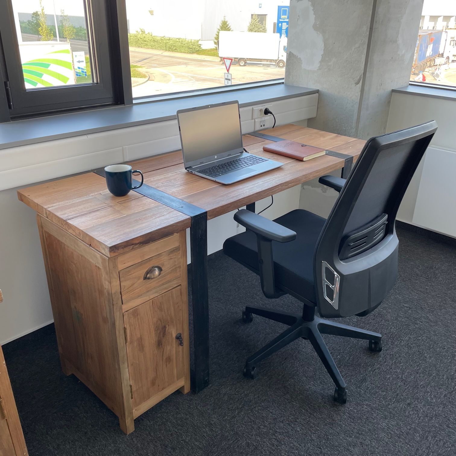 Mesa de escritório 160x60x75cm