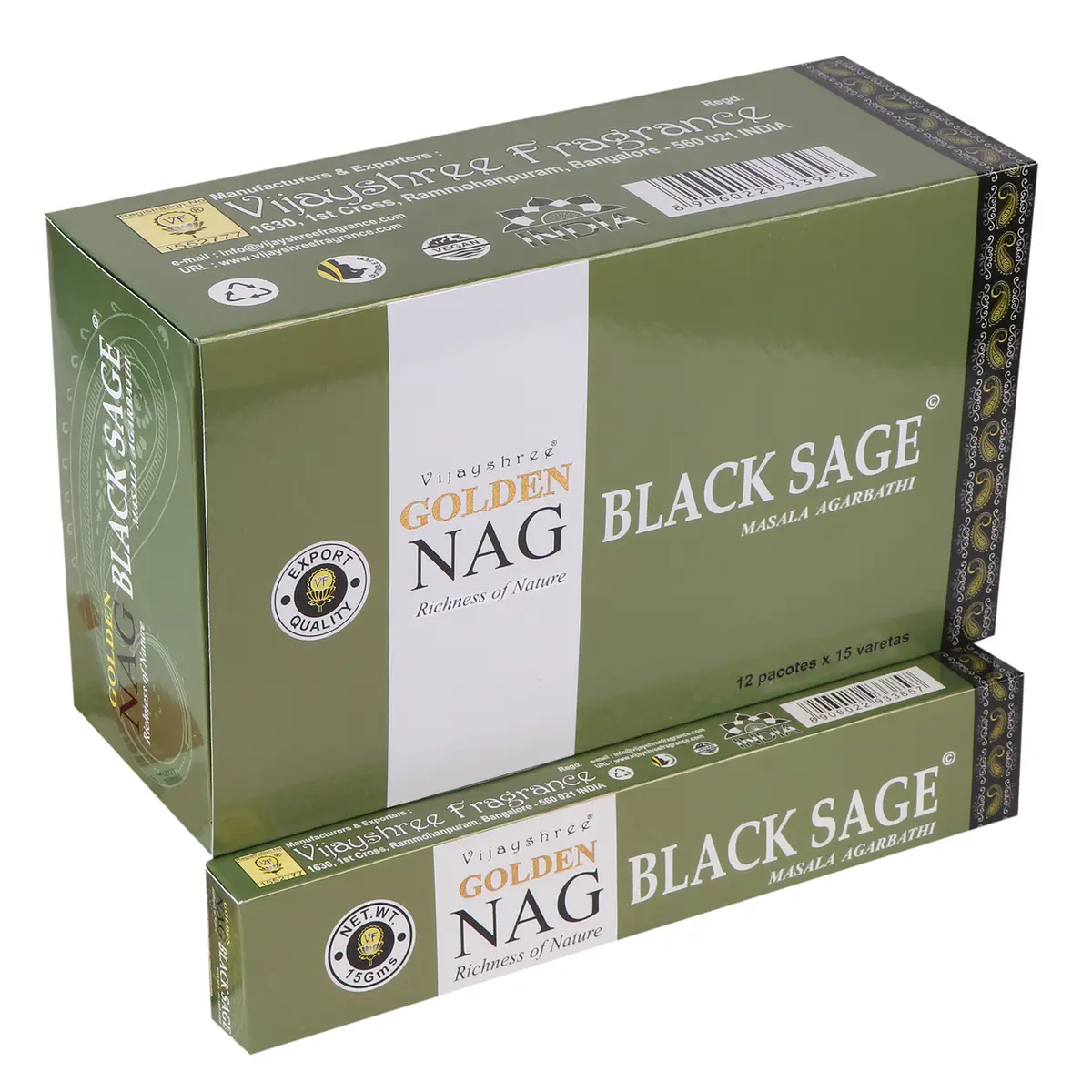 15g Golden Nag - Black Sage — Incense · GlowDuty apothecary