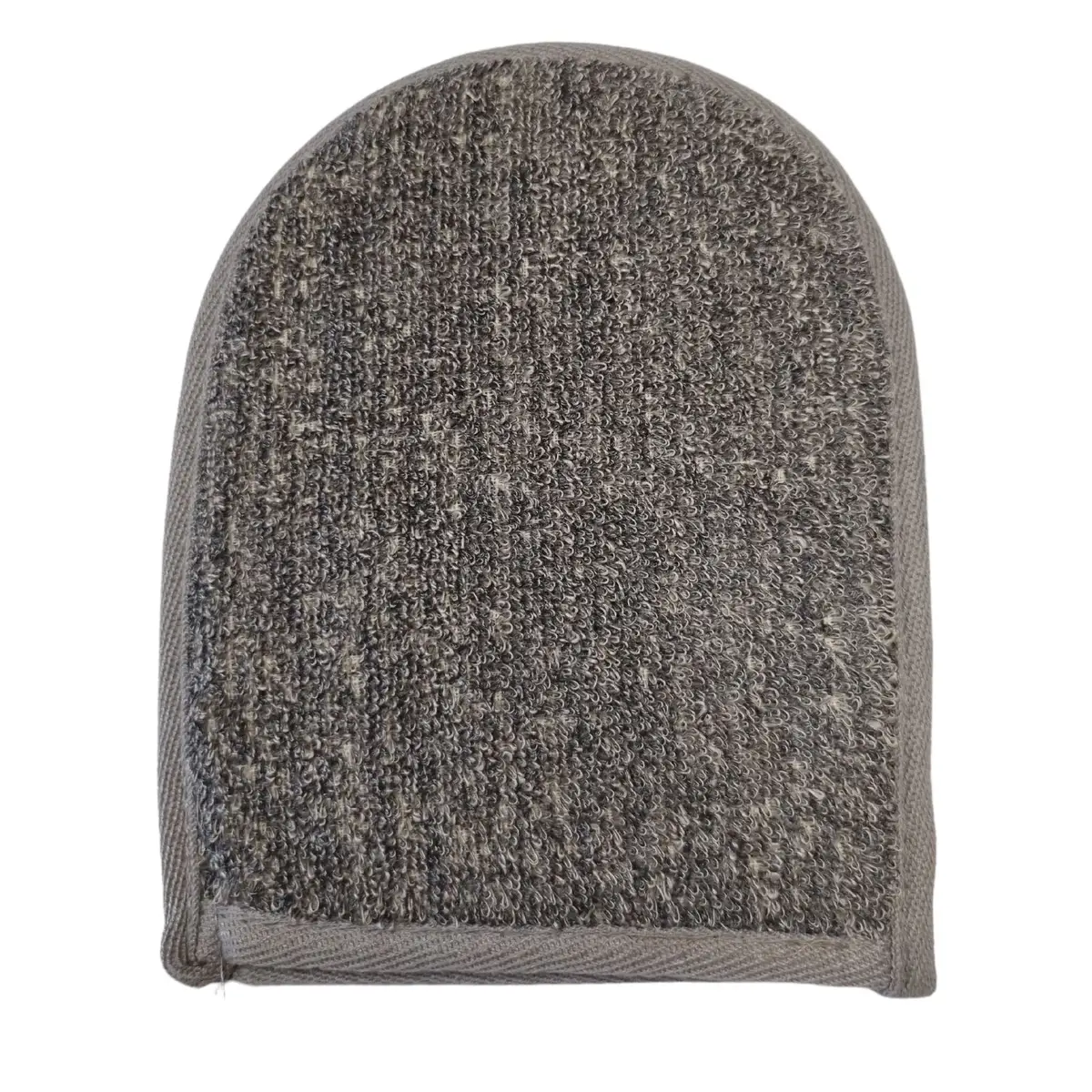 Bamboo & Linen Bath Mitt - Charcoal — Body · GlowDuty apothecary