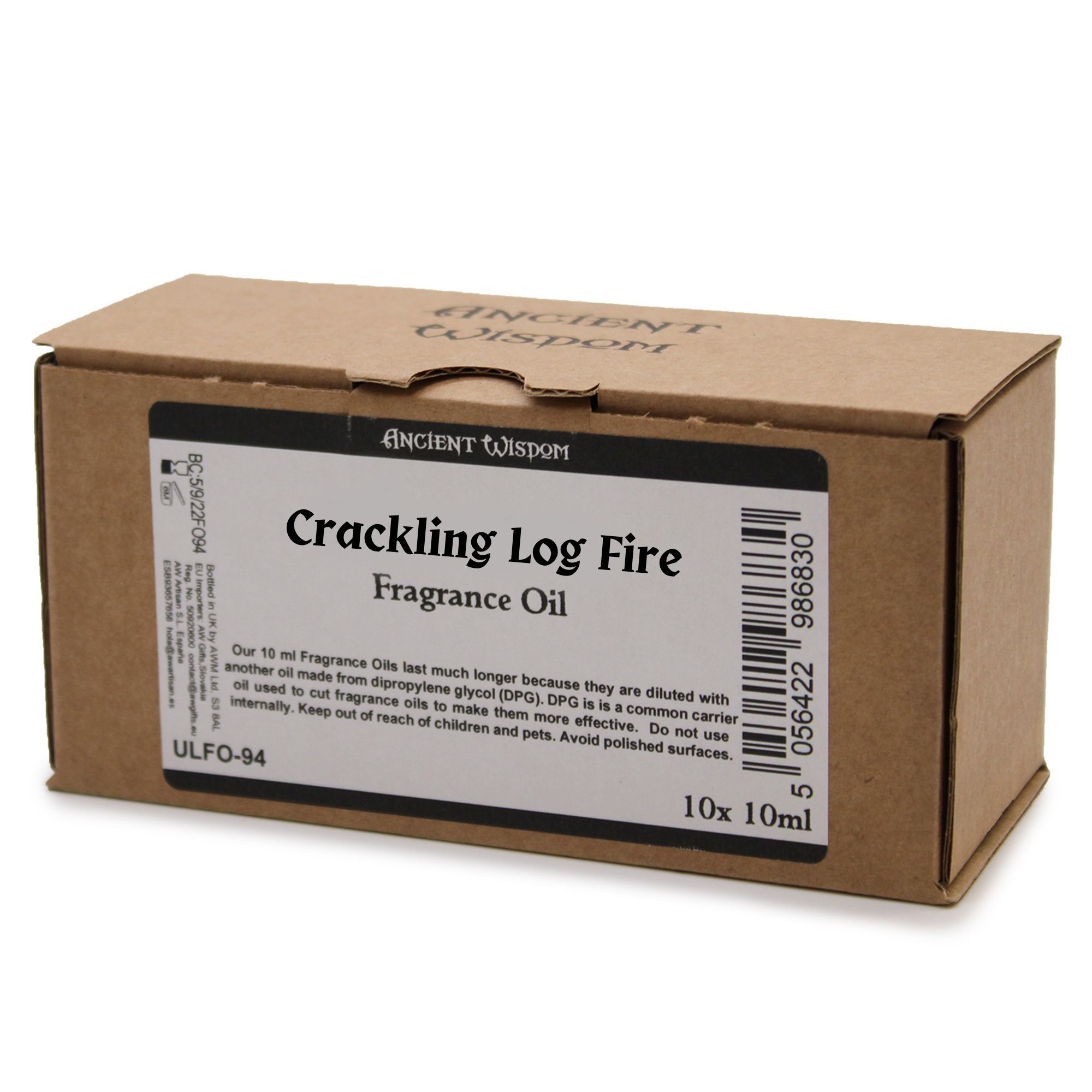 Crackling Log Fire Fragrance Oil 10ml - White Label