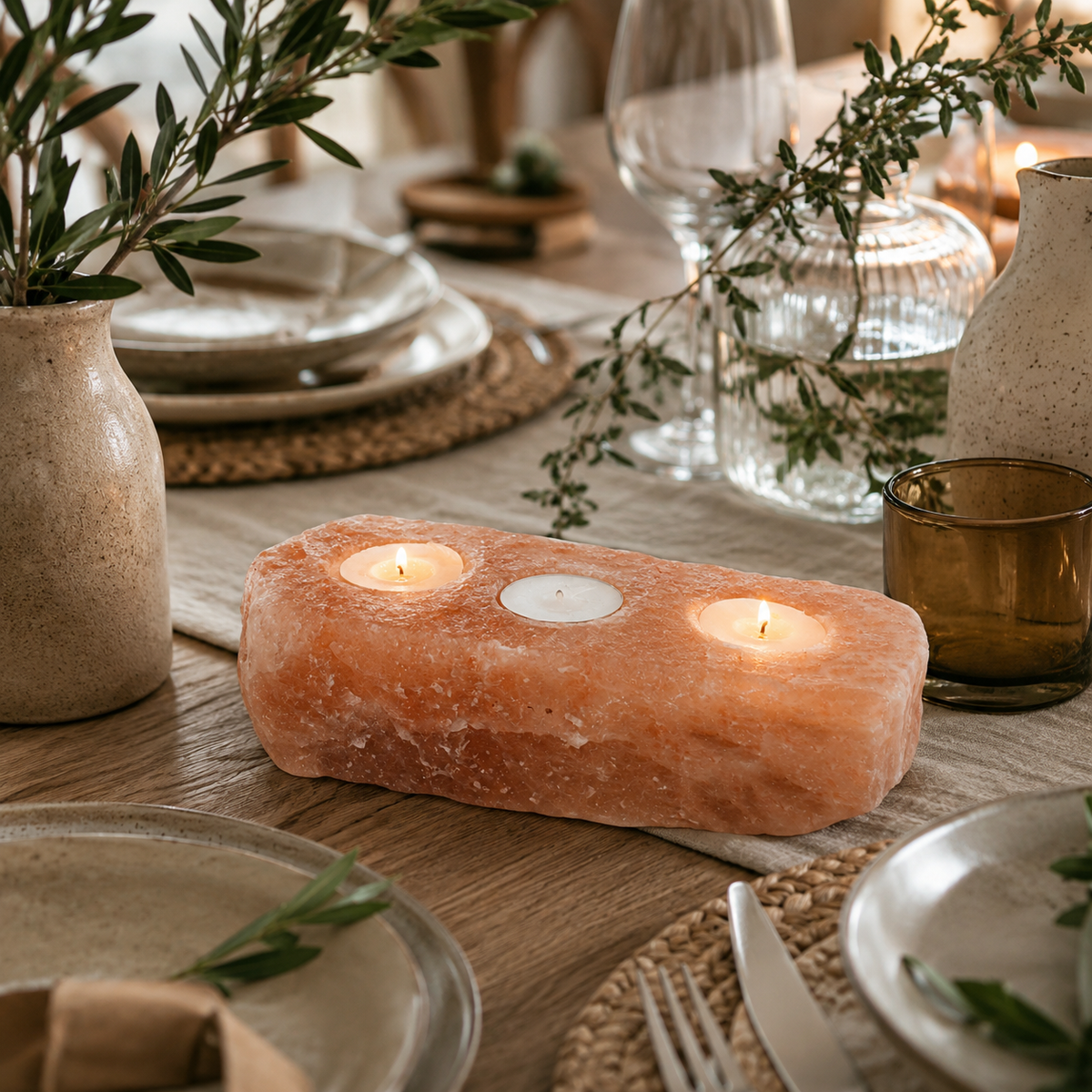 Himalayan Salt Lamps & Candle Holders