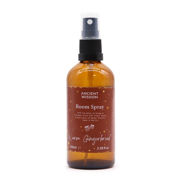 Spray para Quarto e Almofada Bolacha de Gengibre Quente 100ml